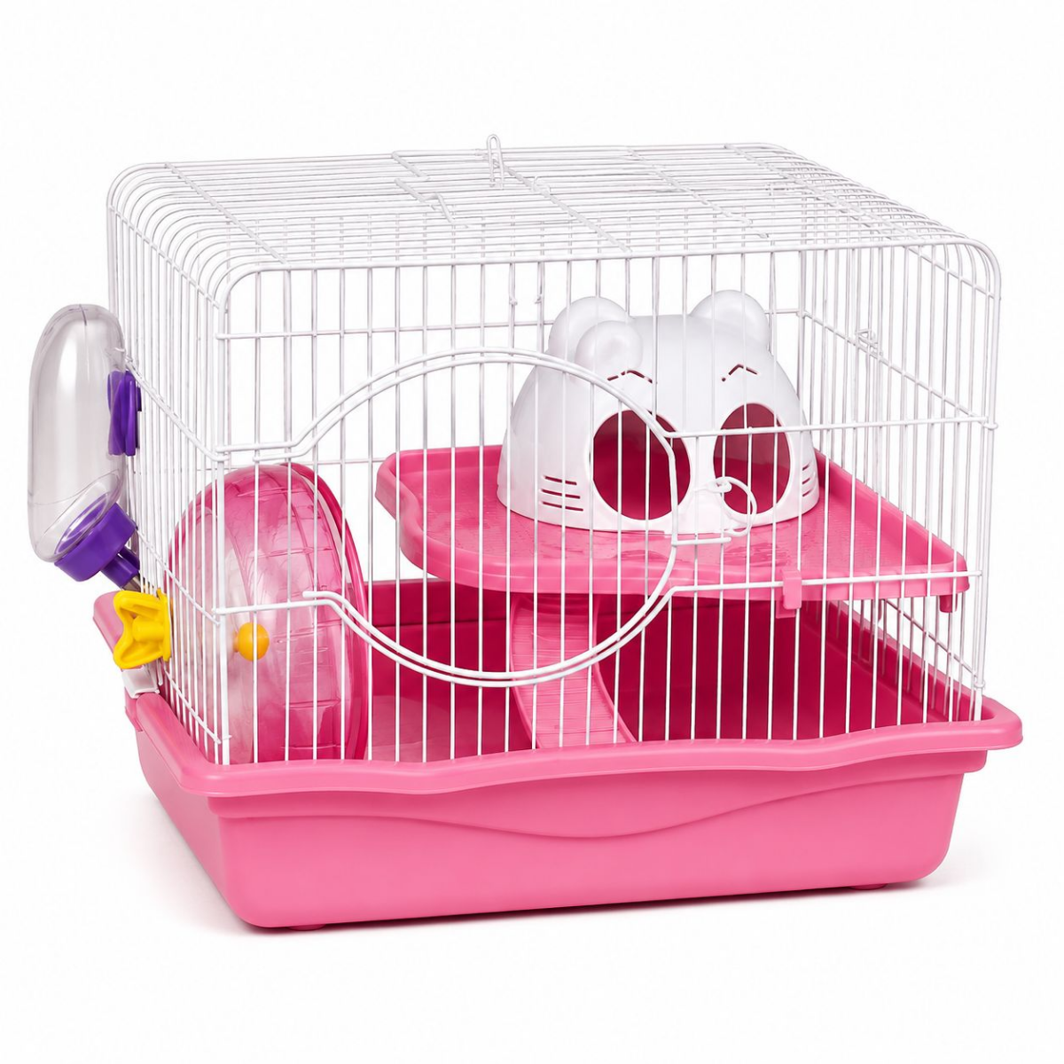 Dayang M0101 Hamster Kafesi 35x26x27 Cm Aksesuarlı Kemirgen Kafesi
