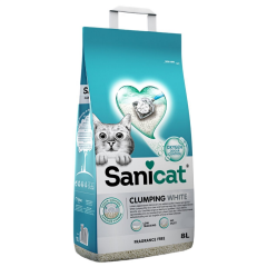 Sanicat Clumping White Kokusuz Kedi Kumu 8 Litre