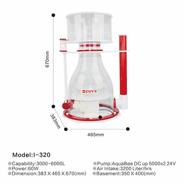 Aquabee COVE I-320 Protein Skimmer