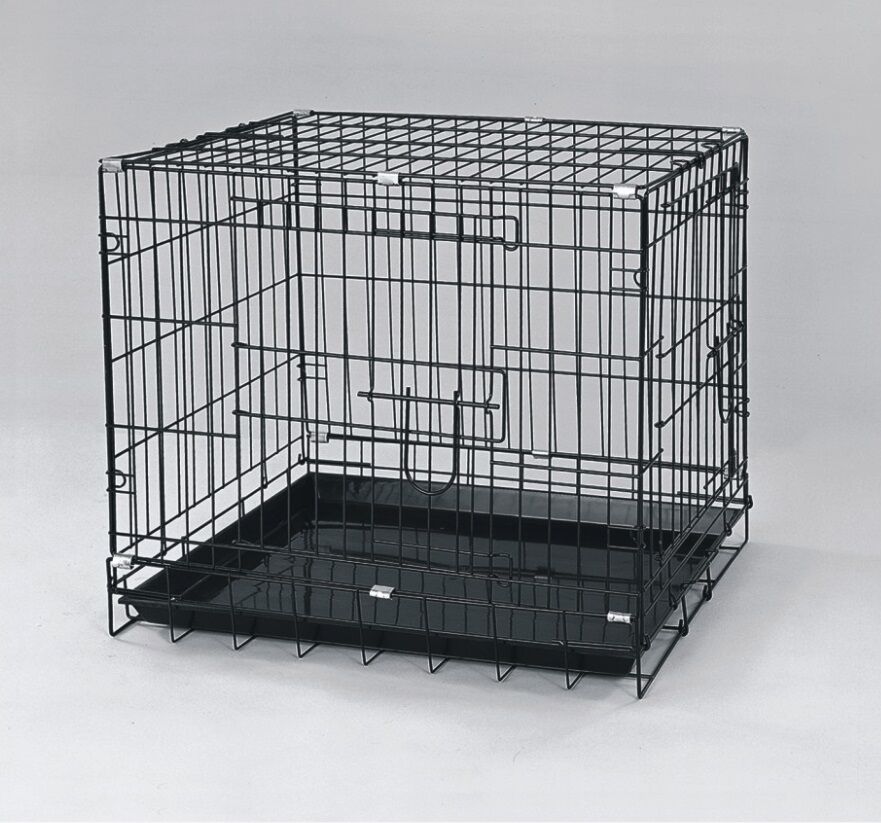Dayang 041 Katlanan Köpek Kafesi Siyah 61 x 44 x 50 cm