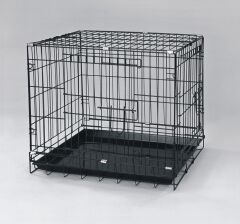 Dayang 041 Katlanan Köpek Kafesi Siyah 61 x 44 x 50 cm