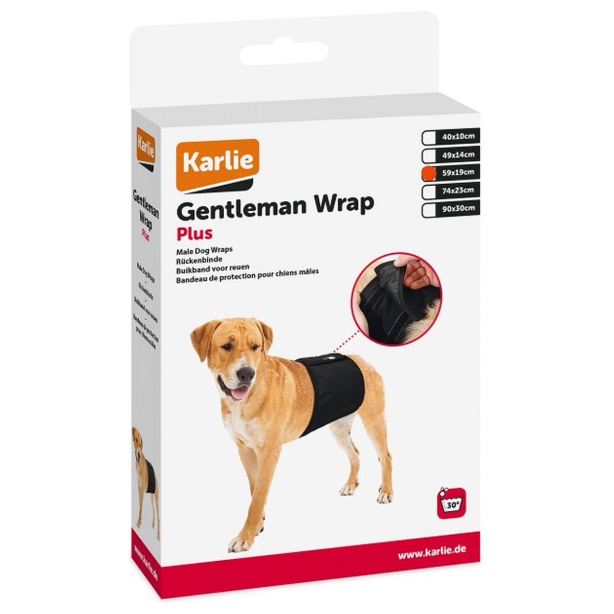 Karlie Erkek Köpek İdrar ve Eşleşme Koruma Bandı Medium
