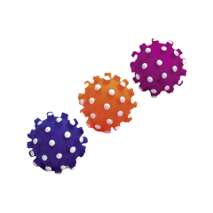 Karlie Toy Warin Ball Plastik Mayın Top Köpek Oyuncağı 9 cm
