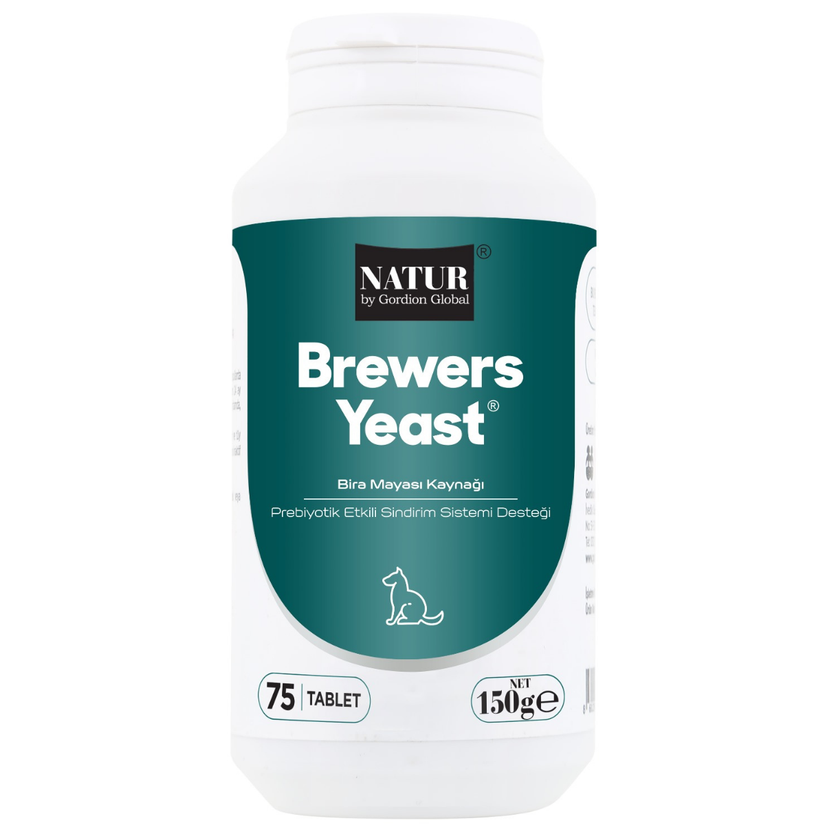 Natur Brewers Yeast 75 gr 150 Tablet