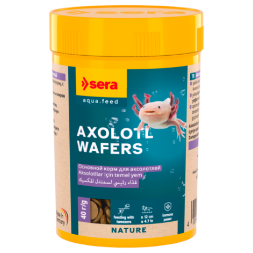 Sera Axolotl Wafers 100 ml 40 gr Aksolotl Temel Yem