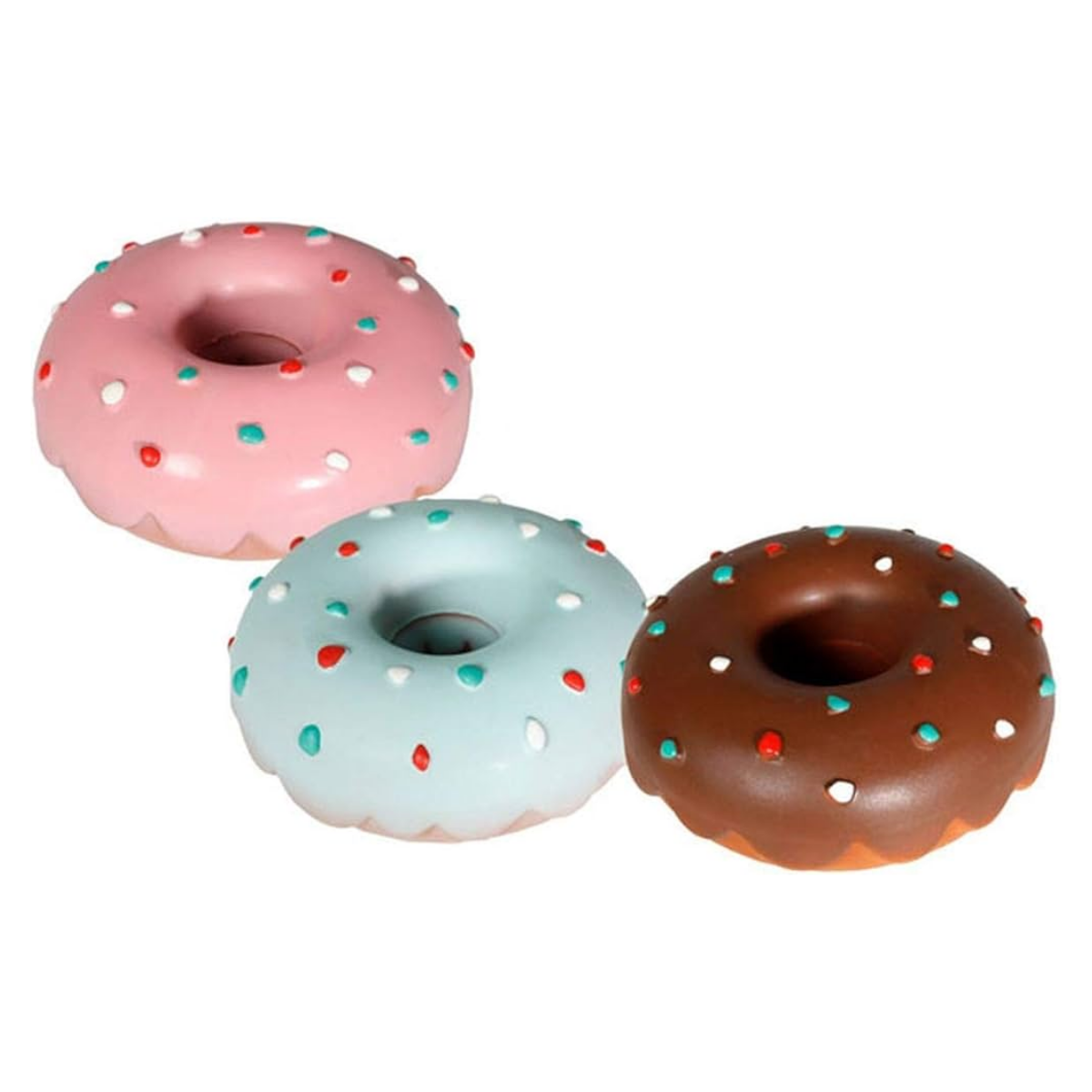 Karlie 12 cm Donut Figürlü Plastik Köpek Oyuncağı