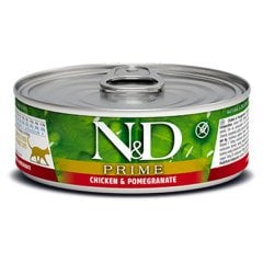 N-D Tahılsız Tavuk Narlı Yetişkin Kedi Konservesi 80 Gr