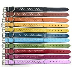Oripet M-Dak3002 Aksesuarlı Deri Köpek Boyun Tasması Medium