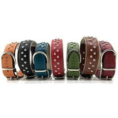 Oripet M-Dak3002 Aksesuarlı Deri Köpek Boyun Tasması Medium