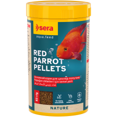 Sera Nature Red Parrot Papağan Cichlid Renk Yemi 250 ml 83 gr