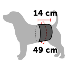 Karlie Erkek Köpek İdrar ve Eşleşme Koruma Bandı Small