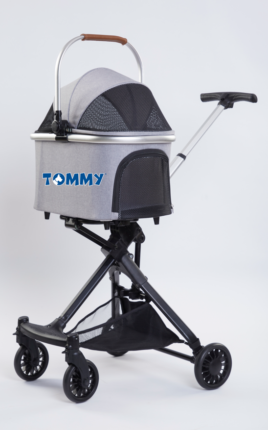 Tommy Evcil Hayvan Arabası Gri 83x 48.5 x 110 cm Max 10 kg