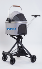 Tommy Evcil Hayvan Arabası Gri 83x 48.5 x 110 cm Max 10 kg