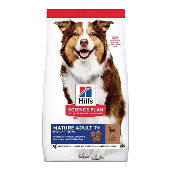 Hills Mature Adult 7+ Kuzulu Yaşlı Köpek Maması 14 Kg