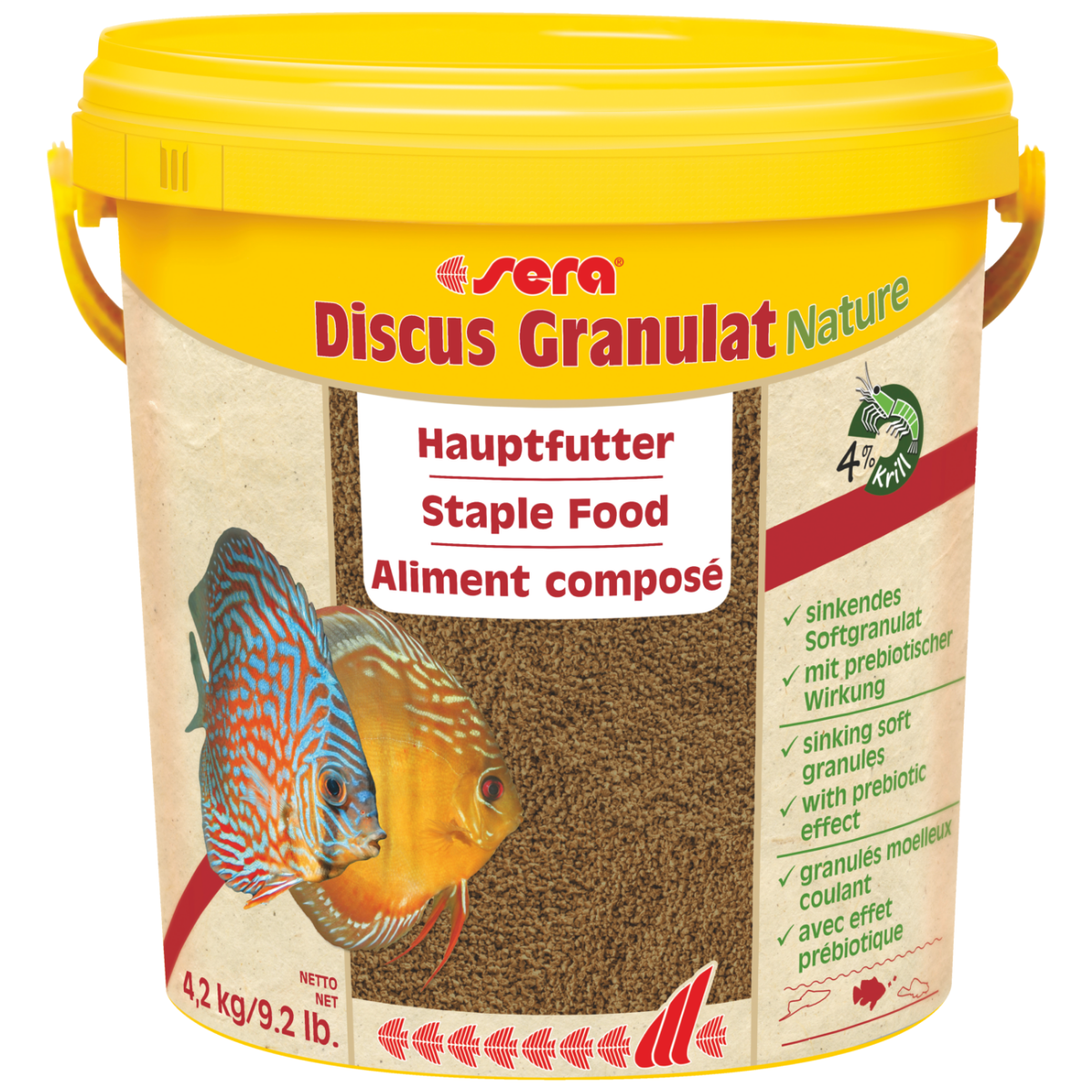 Sera Discus Granulat Nature 10 L 4,2 kg