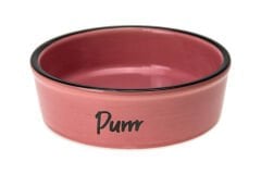 Karlie Pembe Seramik Kedi Mama Kasesi 200 ml