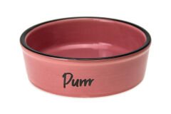 Karlie Pembe Seramik Kedi Mama Kasesi 200 ml