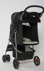 Tommy Evcil Hayvan Arabası Siyah 80.5 x 45.5 x 101 Max 15 kg