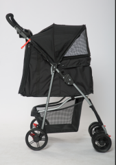 Tommy Evcil Hayvan Arabası Siyah 80.5 x 45.5 x 101 Max 15 kg