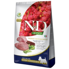ND Quinoa Weight Management Mini Kuzu Light Küçük Irk Köpek Maması 2,5 Kg