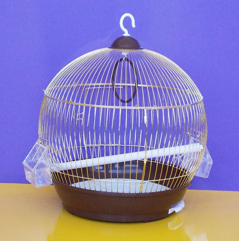 Dayang A308G Dünya Şeklinde Kuş Kafesi Gold 39x 42cm