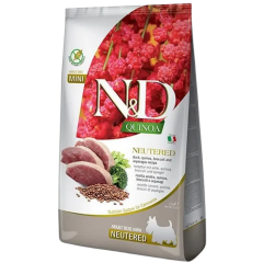 ND Kinoa Ördek Brokoli Kuşkonmaz Kısırlaştırılmış Tahılsız Köpek Maması 2,5 Kg