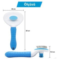 Cleanpet's Kedi Köpek Tüy İttirmeli Tarak