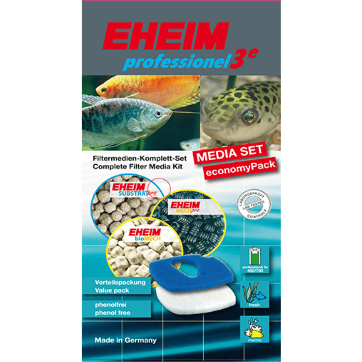 Eheim 2074 - 2076 Dış Filtre Media Set