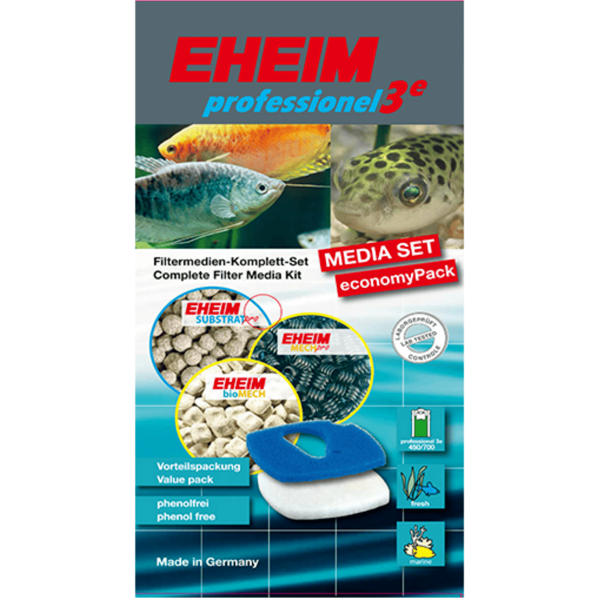 Eheim 2074 - 2076 Dış Filtre Media Set