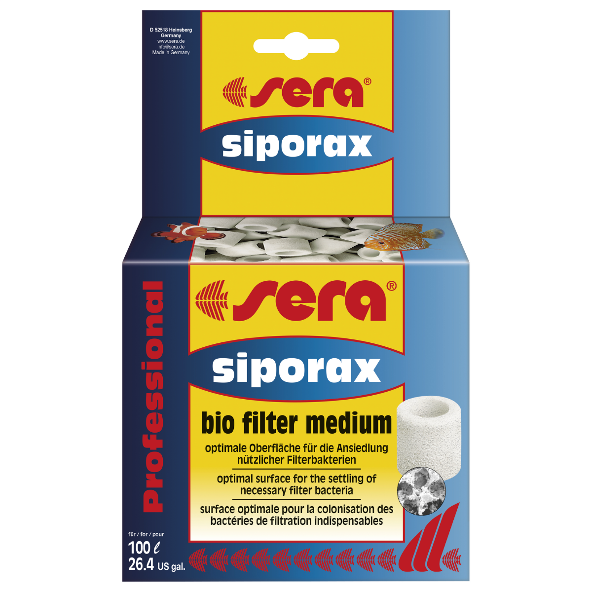 Sera Siporax 500 ml 15 mm