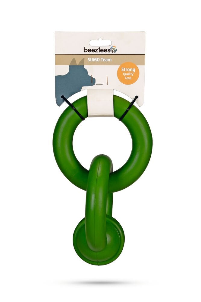 Beeztees Sumo Team Dog Toys Green Köpek Oyuncağı 25 x 15 x 7.5 cm