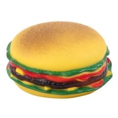 Pawise Vinyl Hamburger Köpek Oyuncağı 12 x 12 x 4,5 cm