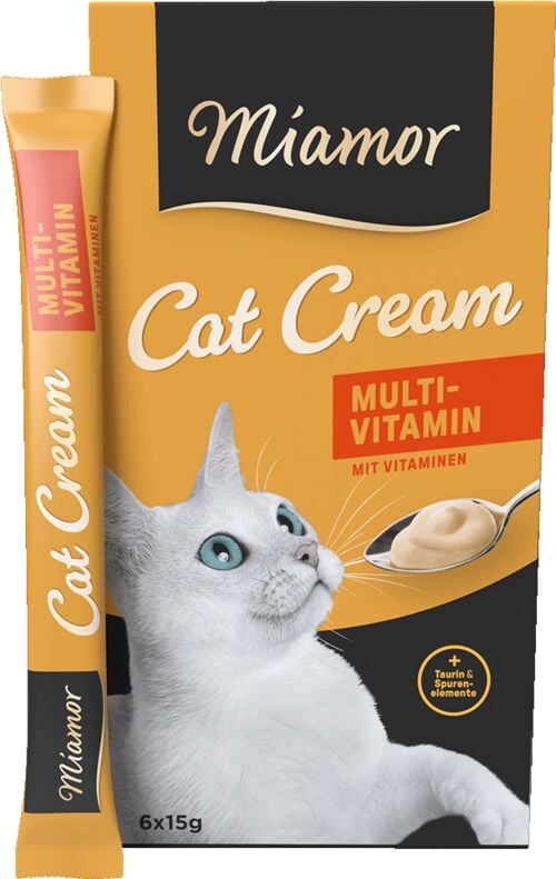 Miamor Cream Multi Vitaminli Kedi Ödülü  6 x 15 gr