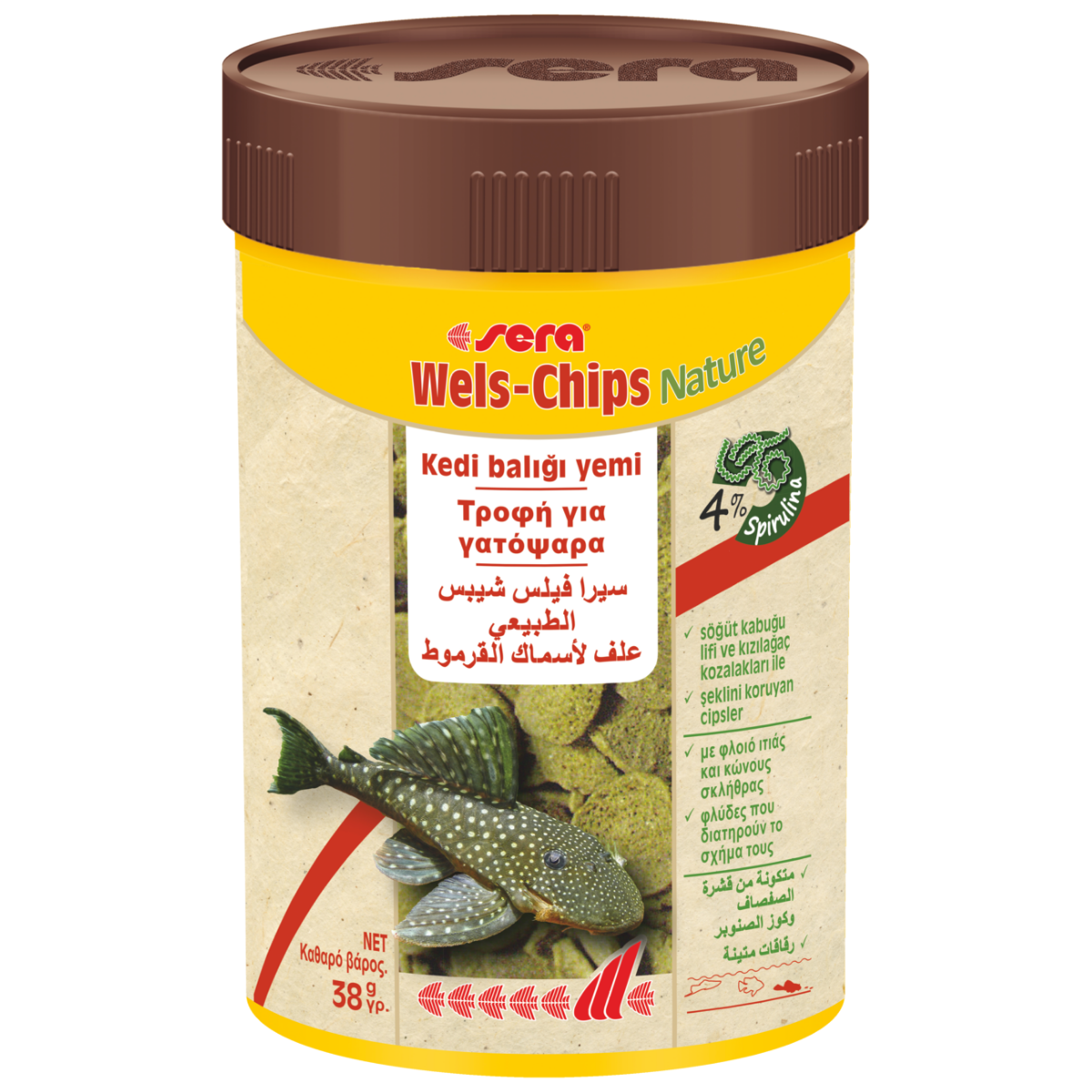 Sera Wels Cips Nature 100 ml / 38 gr