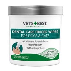 VET'S BEST Köpek Diş Temizleme Parmak Pedi 50 li