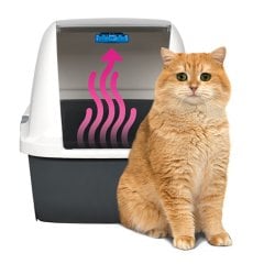 Hagen Catit Kapalı Tuvalet Kabı Jumbo 57(L) x 46,5 (H) x 43 W
