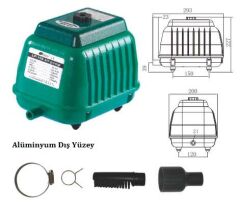 Resun LP-100 Düşük Sesli Akvaryum Hava Pompası