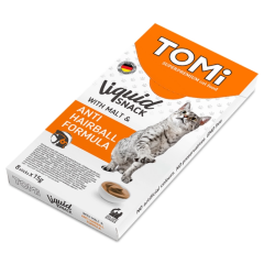 TOMi Liquid Snack Hairball Malt 8 adet x 15gr - 120 gr