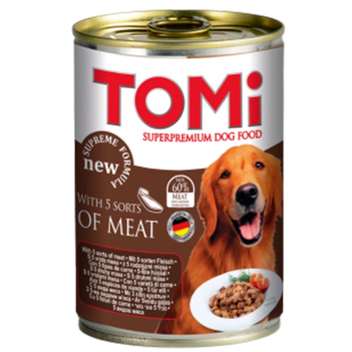 TOMi Köpek Konservesi 400 Gr- 5 Çeşit Etli
