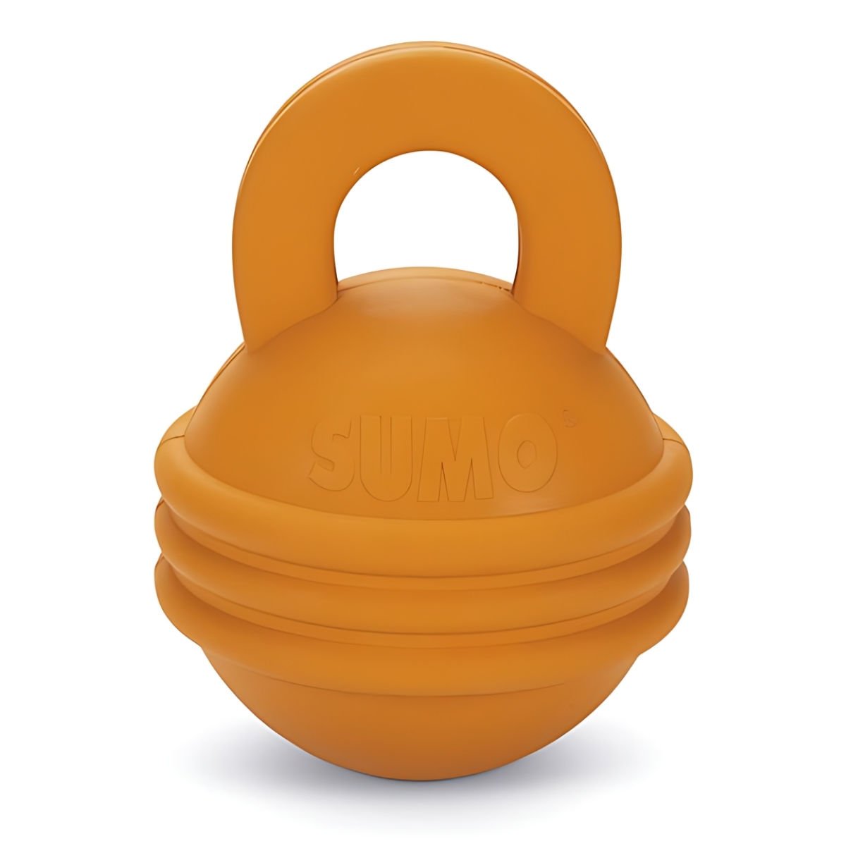 Beeztees Sumo Kettlebell Dog Toy Rubber Orange 16 x 12 x 12 cm