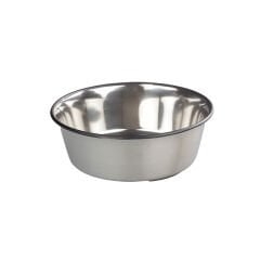 Oripet Standart Çelik Mama Kabı İçi Yazılı 1/2 PT 12 cm