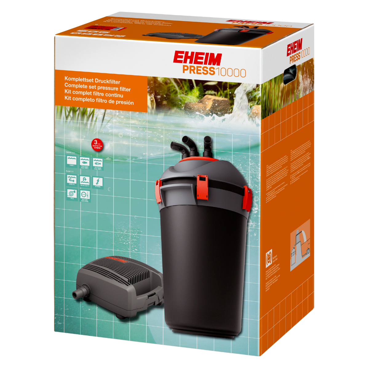 Eheim Pond Press 10000 Süs Havuzu Filtresi