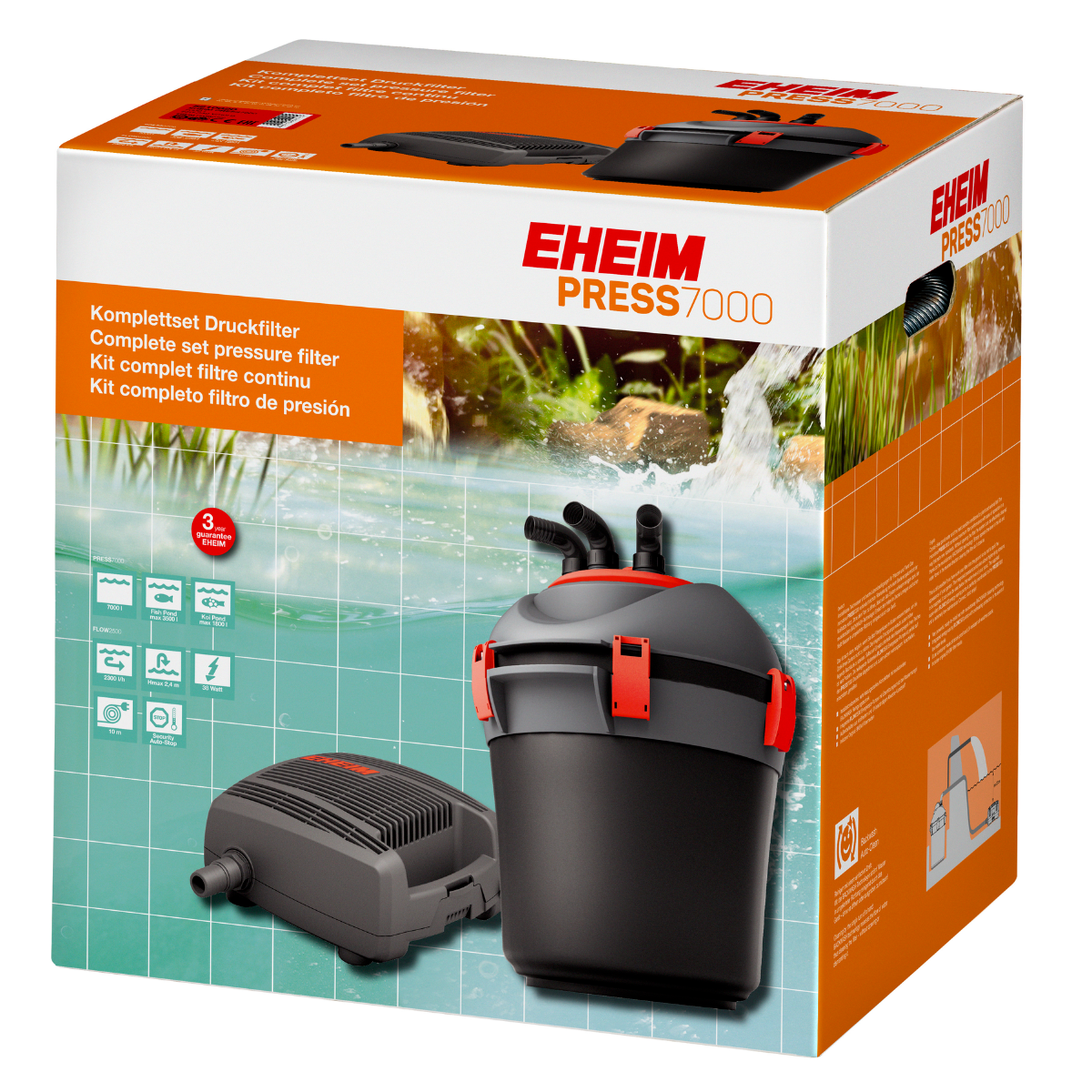 Eheim Pond Press 7000 Süs Havuzu Filtresi