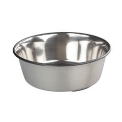 Oripet Standart Çelik Mama Kabı İçi Yazılı 1 QT 17 cm