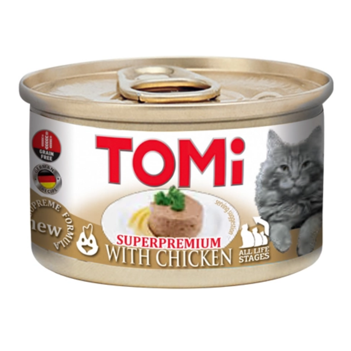 TOMi Kedi Konservesi 85 Gr Tavuklu