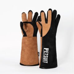 Petsuit Koruyucu Eldiven 45 Cm 3 Parmak Siyah Taba