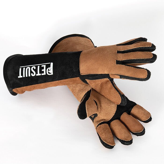 Petsuit Koruyucu Eldiven 45 Cm 5 Parmak Siyah Taba