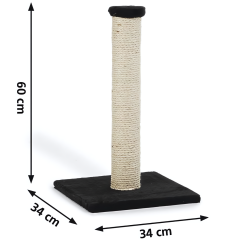 Beeztees Gina Scratching Kedi Tırmalama Black – 34x34x60 cm