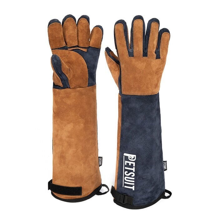 Petsuit Koruyucu Eldiven 55 Cm Lacivert Taba