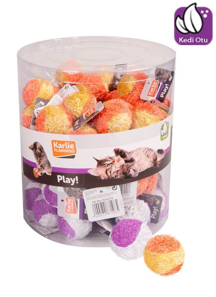 Karlie Peluş Top 4.5 Cm 60Lı